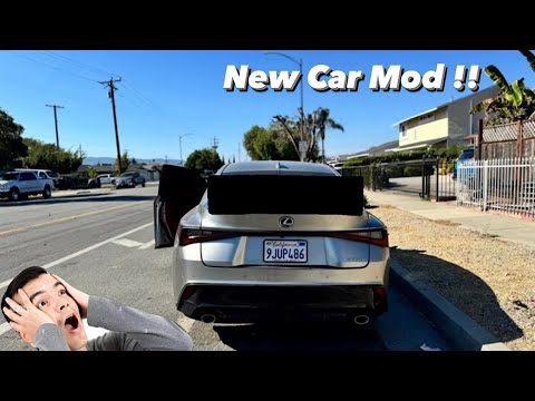 Installing Carbon Fiber Spoiler On My LEXUS IS350 F SPORT ( Quick & Instant Aggression )
