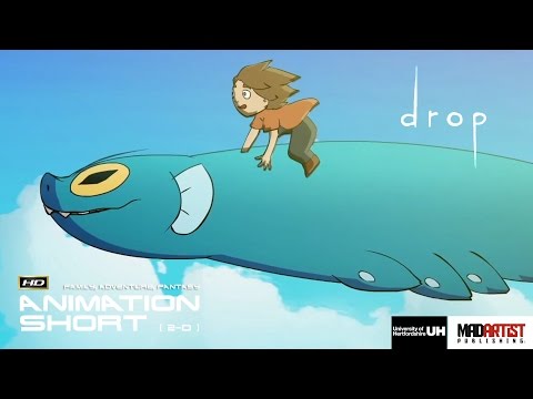 2D Animation Short Film "DROP" Adventure Animation by University of Hertfordhsire