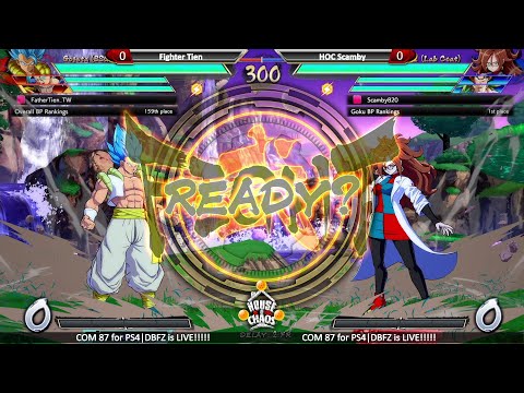 DBFZ [PS4] | COM 87 | Fighter Tien vs Scamby