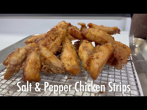 Flavorful Salt Pepper Chicken Strips