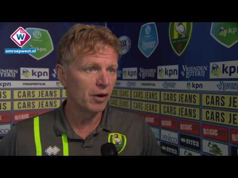 Reactie Fons Groenendijk na ADO Den Haag - Excelsior