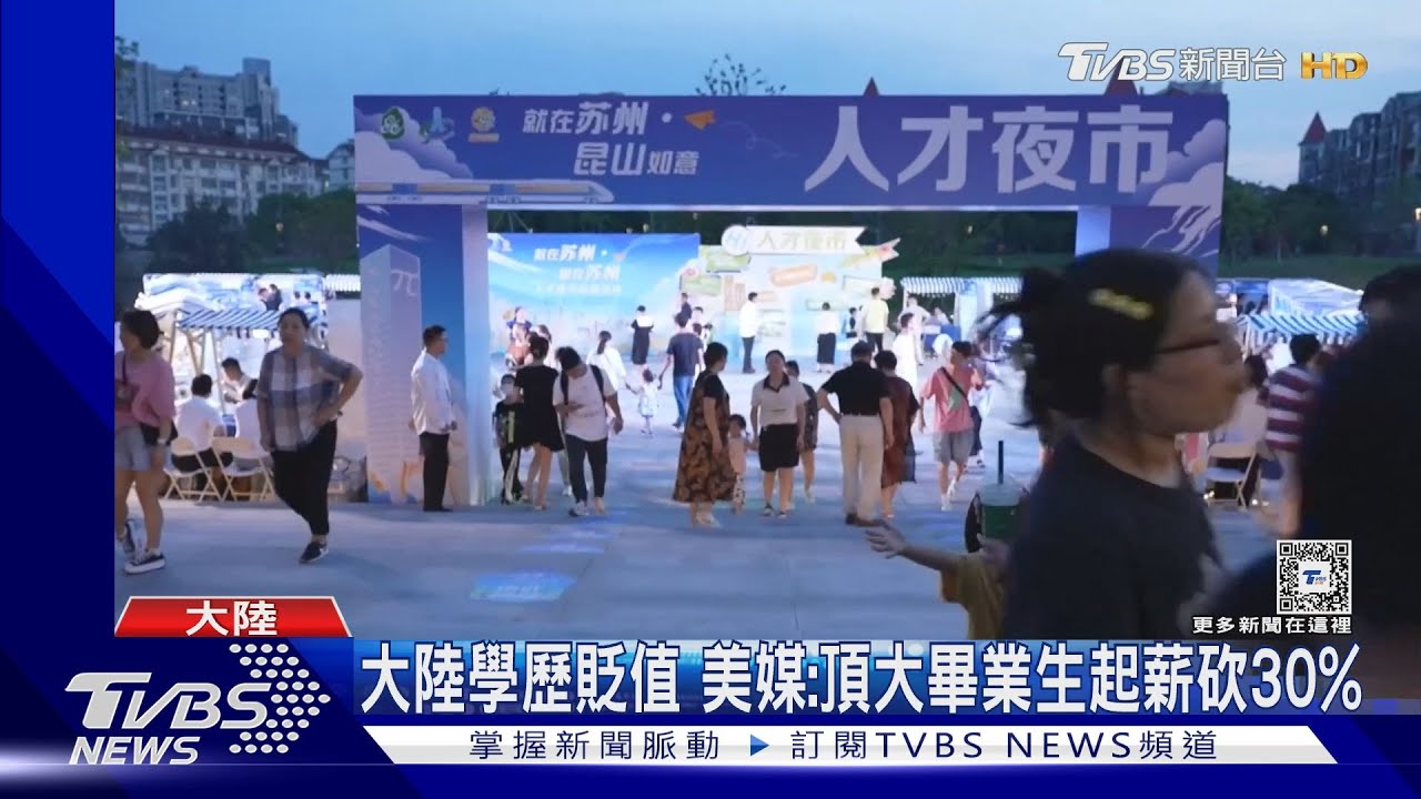 大陸學歷貶值!美媒:頂尖畢業生起薪砍30% 技職起薪不到2萬