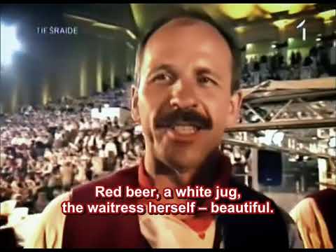 Latvian Song Festival 2008 After-Party - "Tur es dzēru, tur man tika" ENGLISH subtitles/translation