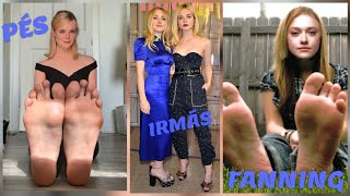 PÉS DAS ATRIZES E IRMÃS DAKOTA FANNING & ELLE FANNING (FANNING SISTERS ACTRESSES FEET)