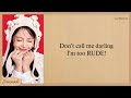 Hearts2Hearts RUDE Easy Lyrics