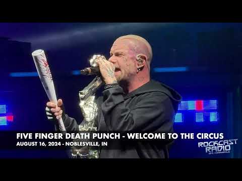 Five FInger Death Punch performing "Welcome To The Circus" from August 16, 2024 in Noblesville, IN