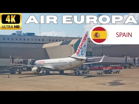 【4K】Air Europa: Palma de Mallorca nach Barcelona – Boeing 737-800 – Economy Class – 60 fps