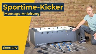 Sportime Kicker Aufbau-Anleitung - Schritt für Schritt in nur 5 Minuten erklärt
