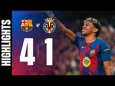 FC BARCELONA 4 vs 1 VILLARREAL CF | LA LIGA 2025/26 JORNADA 26 🔵🔴