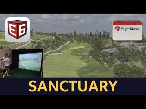 Front 9 at Sanctuary on E6 Connect & Mevo+ Pro Package | Golf Simulator Gameplay