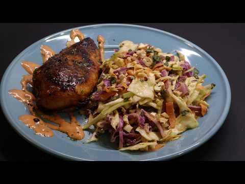 Keto Thai Chicken & Coleslaw | Low-Carb, High Flavor!