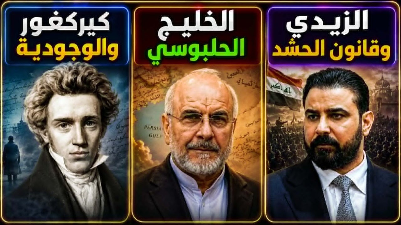 الزيدي بين الحشد وإيران وأمريكا | قاليباف والحلبوسي والخليج  | كيركغور: لماذا 