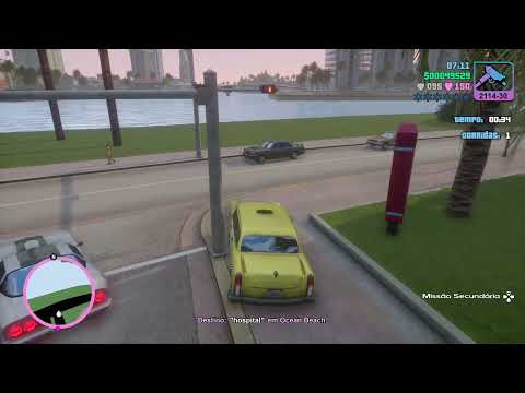 A Corrida de Taxi Mais Longa da História Grand Theft Auto  Vice City – The Definitive Edition