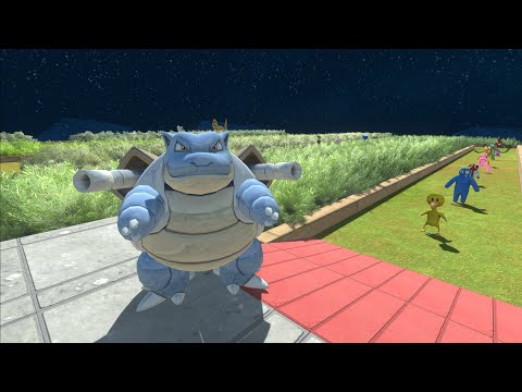 BLASTOISE COCONUT DEATH RUN - Animal Revolt Battle Simulator