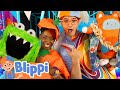 Can Blippi Meekah Complete The Spooky Halloween Challenge Silly Costume Surprises