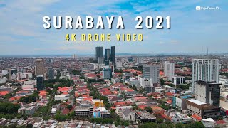 Kota Surabaya Jawa Timur 2021  Drone Footage 4K by