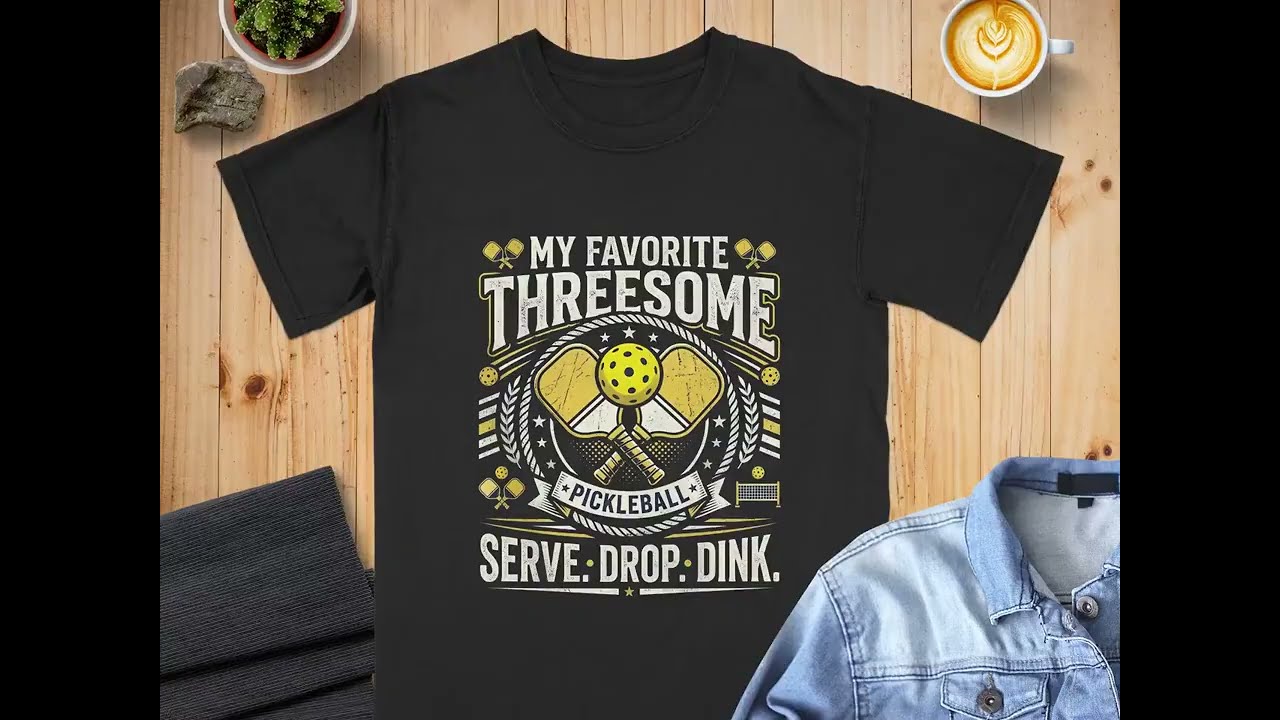 Funny Pickleball T-Shirt: 