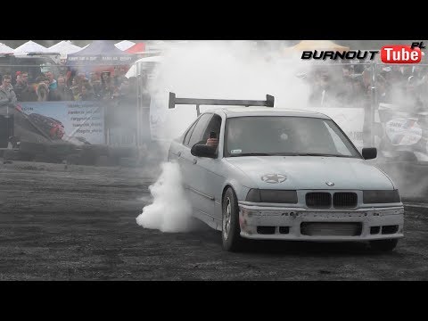 Eliminacje pokazu mocy szare BMW E36 - Majówka z BMW Toruń 2019