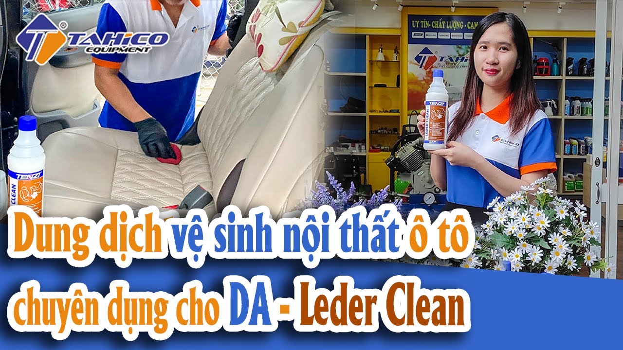 Dung dịch vệ sinh nội thất da ô tô Tenzi - Leder Clean 5 lít 16