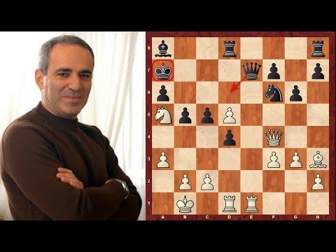 One of the greatest games of chess ever played! : Kasparov's Immortal game