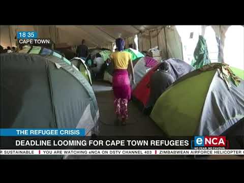 Deadline looming for Cape Town refugees