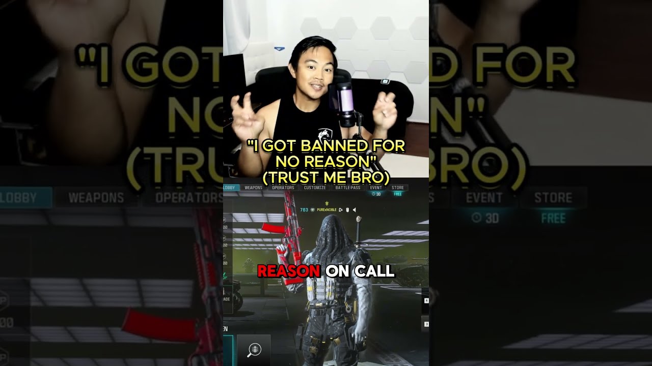 CALL OF DUTY PLAYERS GETTING BANNED FOR 