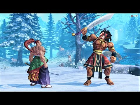 Genjuro Kibagami vs Tam Tam (Hardest AI) - SAMURAI SHODOWN