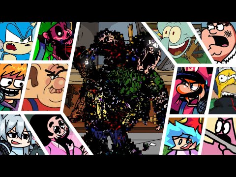 FNF - Fashioned Values but every turn a different character sings (Darkness Takeover BETADCIU)