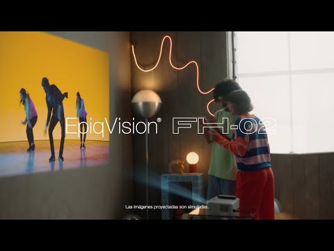 Nuevo Epson EpiqVision FH02, Proyector Portatil con Android TV