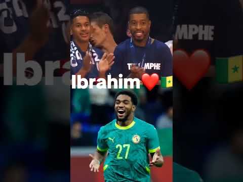 Ibrahim mbaye célébré au PSG ♥️🇸🇳