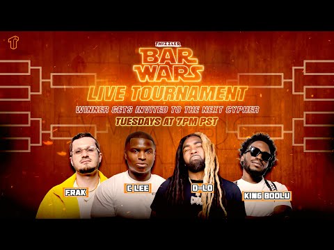 Bar Wars Live Tournament #1 | Winner performs on a cypher | Hosted by C Lee, D-Lo, Frak & King Boolu