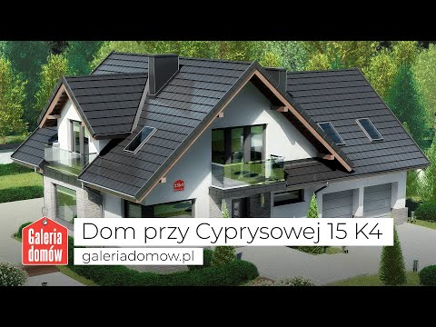 Projekt domu przy Cyprysowej 15 K4 - GaleriaDomow.pl