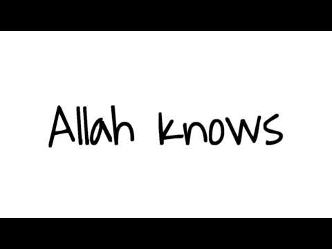 ALLAH Knows - Zain Bhikha (lyrics)