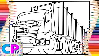 Big Truck Coloring Pages/Coloring of Dump Truck/Cartoon - On & On (feat. Daniel Levi) [NCS Release]