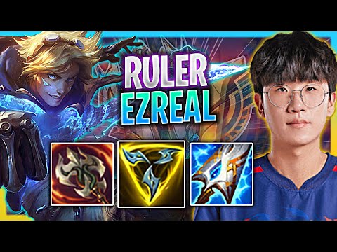 RULER IS SO GOOD WITH EZREAL! | JDG Ruler Plays Ezreal ADC vs Ashe!  Season 2023