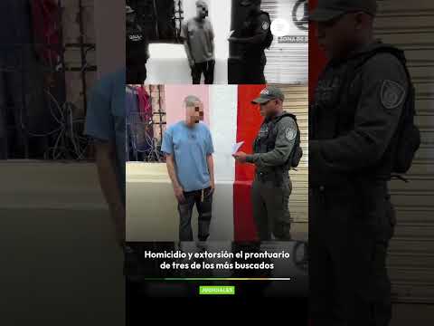 Capturan a tres de los más buscados del Atlántico
