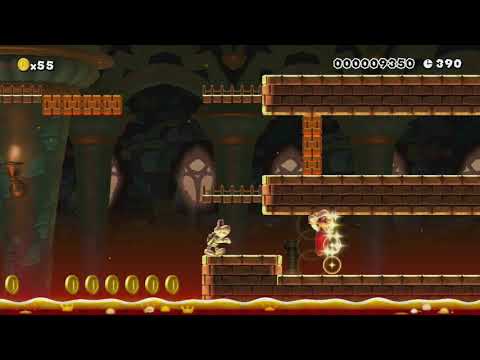 Bowser jr's puzzle castle by jason - SUPER MARIO MAKER - NO COMMENTARY 1bi