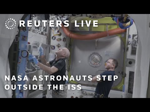 LIVE: NASA astronauts step outside the ISS