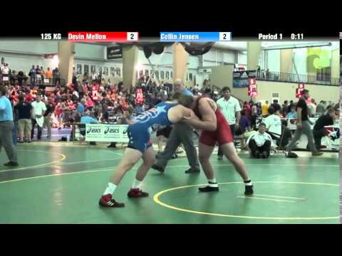 Men`s Freestyle 125 KG Devin Mellon vs. Collin Jensen