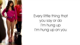 Glee - Hung Up (Lyrics)