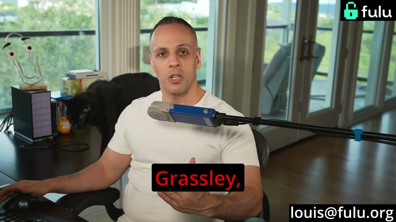 A message to Senator Chuck Grassley & his vacuum cleaner 