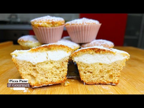 MUFFIN SOFFICI COME UNA NUVOLA - CON RICOTTA