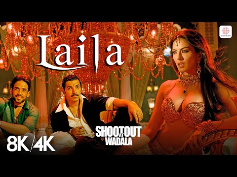 Laila - 8K/4K Music Video | Sunny Leone, John Abraham, Tusshar K | Shootout At Wadala | Mika Singh