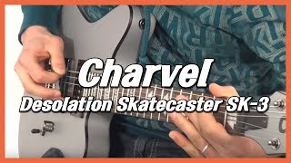 Video thumbnail for Charvel Desolation Skatecaster SK-3 ST - 샤벨 일렉기타 by 스쿨뮤직 TV