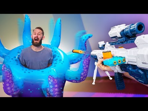 NERF Don't Get Trapped In The Kraken Challenge! Video