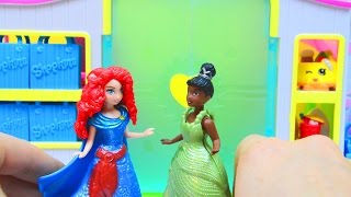 Disney Princess Merida Magiclip with Tiana Shopkins Shopping Fun