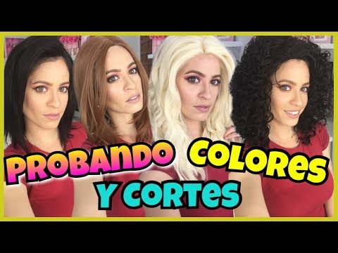 Probando Diferentes Colores y Cortes de Cabello | 7 Looks | NatyGloss