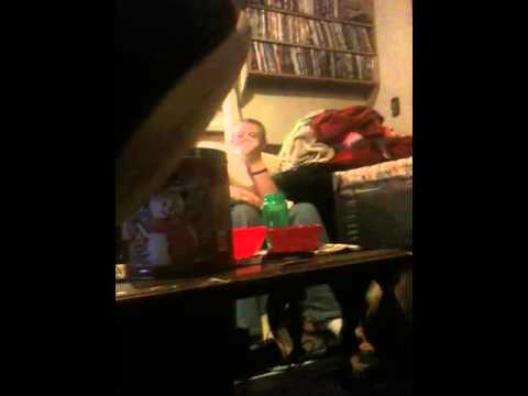 Darian eating shit brownies