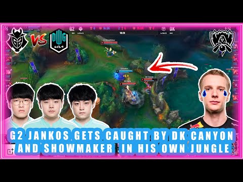 G2 Jankos Gets Caught By DK Canyon And Showmaker In His Own Jungle