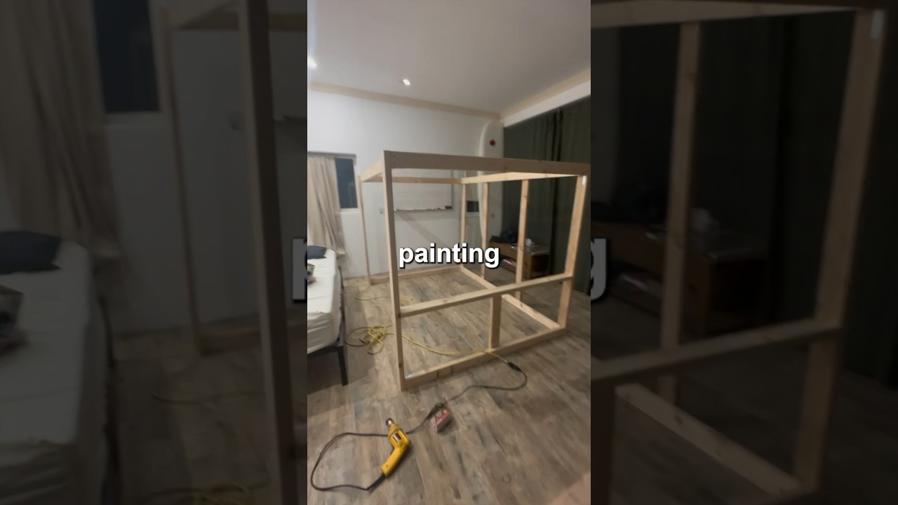 I Turned my Bed into a Sleeping Pod!